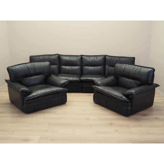 Italian Leather Armchair, Italy, 1960s For Sale - Image 17 of 18