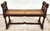 Antique English Walnut & Cane Window Bench For Sale - Image 9 of 16