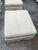 Traditional Restoration Hardware Slipcover Belgian Linen Shelter Armchairs + Ottomans, Set For Sale - Image 3 of 12