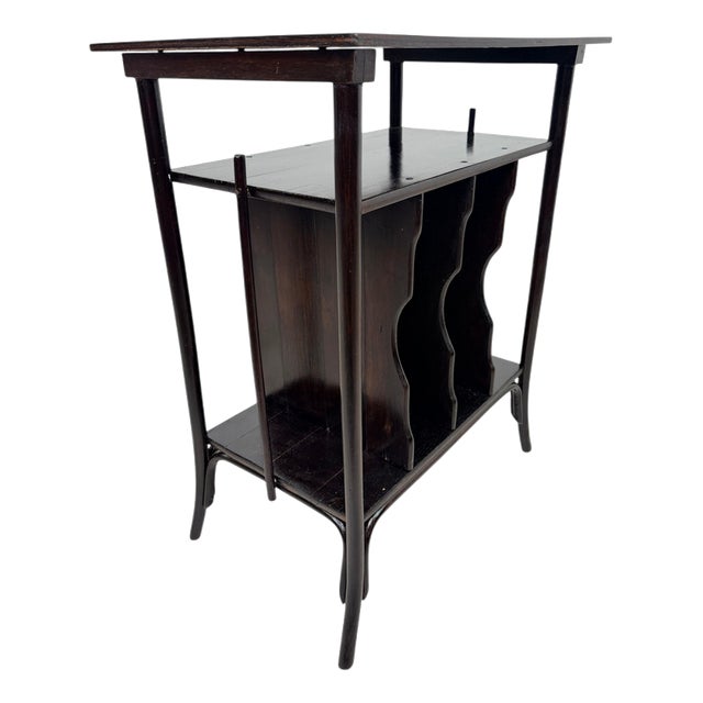 Vienna Secession Bentwood Music & Record No. 11611 Stand Table, 1910 For Sale