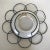 Hand Painted Birds on Porcelain Plates in Floral Pattern Wire Frame - Set of 3 For Sale - Image 4 of 13