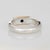 1970s 70s Ilias Lalaounis Ring Sapphire Stacking Band Sterling Silver 18k Gold Signed, Size 5 For Sale - Image 5 of 7