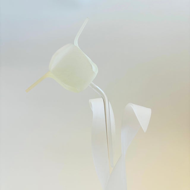 Late 20th Century Vintage Lucite Flower Sculpture For Sale - Image 5 of 10