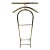 Mid 20th Century Hollywood Regency Faux Bamboo Brass-Finished Valet Stand For Sale