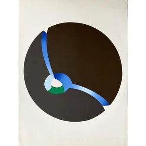 1970 "The Cave of Sibyl" Serigraph #34/50 by Van Houten
