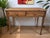 Brown Vintage Pine Hall Console Table, 1980 For Sale - Image 8 of 18