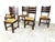 Vintage Brutalist Oak and Wicker Dining Chairs, 1960s, Set of 6 For Sale - Image 4 of 12