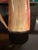 Metal Hand Polished Horn Cup With Curved Handle and Bronze Base For Sale - Image 7 of 7