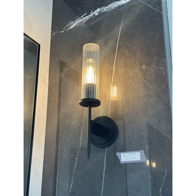 2020s Jonathan Browning Alouette Black Bronze Sconces, Pair For Sale - Image 5 of 5