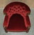 Regency Lions Head Carved Oak Armchair with Oxblood Velour Upholstery, 1810s For Sale - Image 12 of 17
