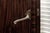 Brown 1940s Antique French Art Deco Macassar Ebony Wood Wardrobe Armoire Cabinet For Sale - Image 8 of 12