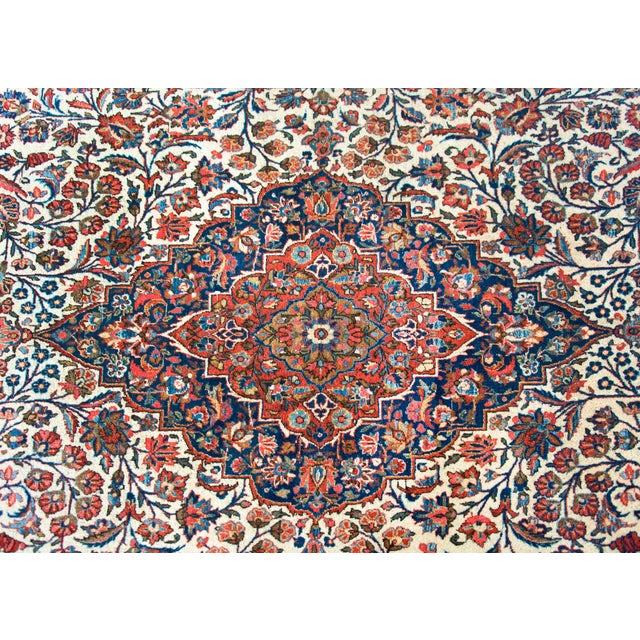 Early 20th Century Persian Kashan Rug For Sale - Image 12 of 14