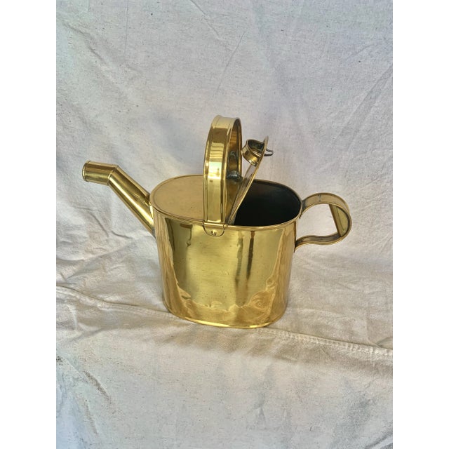 Early 20th Century English Brass Garden Watering Can For Sale - Image 12 of 12