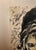 Modern Abraham Walkowitz, Modernist Watercolor Painting, Portrait of a Man, the Rabbi For Sale - Image 3 of 3