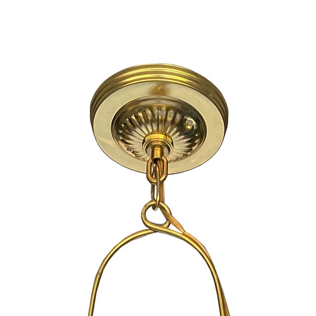 Late 19th Century Antique Rochester Brass Hanging Lantern For Sale - Image 5 of 14