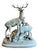Max Arthur Waagen, Stag and Doe Sculpture, 1800s, Bronze, Metal and Zinc For Sale