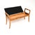 A beautiful and very well made antique Swedish satin birch duet piano stool / bench. This was recently imported from...