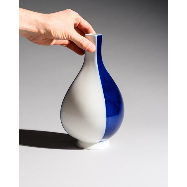 Modernist Porcelain Vases by Trude Petri and Konrad Quillmann for KPM Berlin, 1960s, Set of 2 For Sale - Image 11 of 13