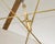 Mid-Century Italian Chandelier in Brass and Aluminum, 1960s For Sale - Image 9 of 10