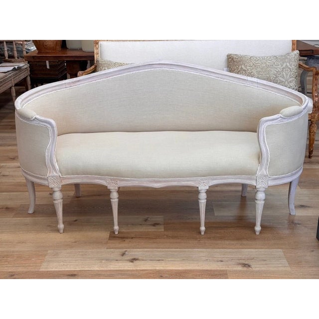 Elegant Swedish Gustavian Canapé, Settee, Circa 1800–1830 For Sale - Image 6 of 6