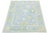 This modern Oushak style rug revitalizes traditional Turkish design with a light color palette. Hand-knotted from wool, it...