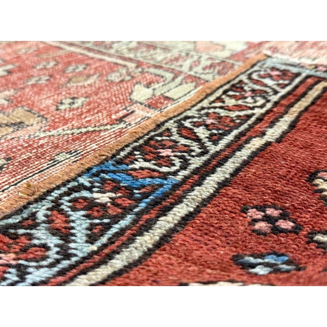 Textile Antique Persian Serapi Rug 10’4” X 12’0" For Sale - Image 7 of 18