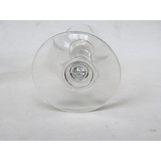 Large Glass Wine Glasses, France, Set of 7 For Sale - Image 12 of 14