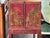 19th Century English Red Lacquered Chinoiserie Cabinet For Sale - Image 4 of 14