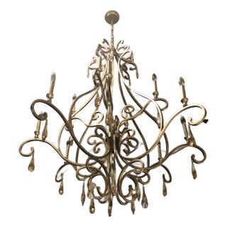 Elegant Crystal Chandelier For Sale