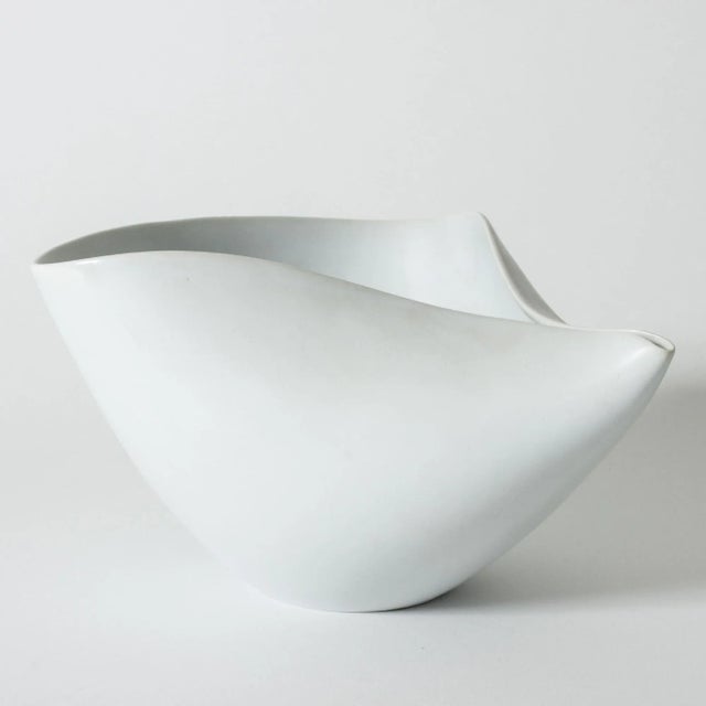 White Veckla Bowl by Stig Linberg For Sale - Image 8 of 8