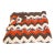 Vintage 1970s Handmade Chevron Crochet Blanket / Throw For Sale