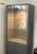 Postmodern Vintage Gray Lacquered Curio Cabinet, Late 20th Century For Sale - Image 3 of 12