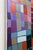 "Squares / Turquoise Purple Orange" Large Abstract Oil Painting by Simon Findlay For Sale - Image 9 of 17