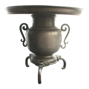 Japanese Usubata Bronze Antique Vase