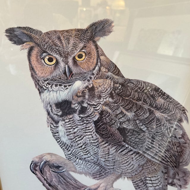 Contemporary E. Darrell Smith Great Horned Owl Artist Proof, Signed For Sale - Image 3 of 12