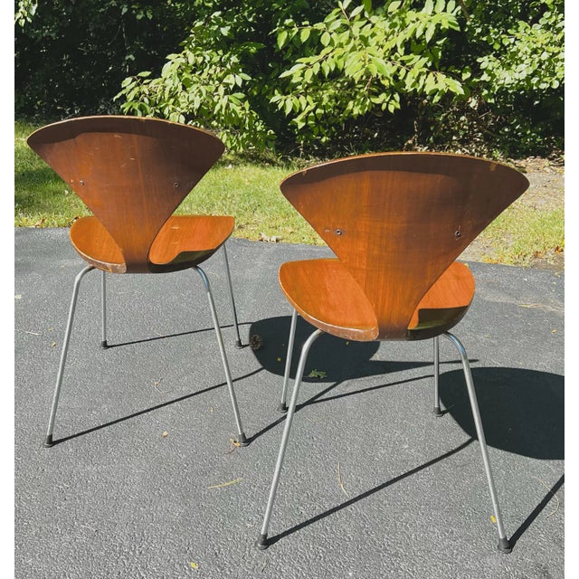 Mid-Century Modern Bernardo by Plycraft Molded Plywood Dining Chairs - Set of 4 For Sale In Chicago - Image 6 of 10