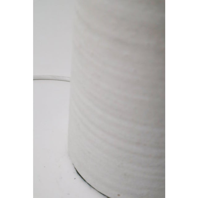 White Ceramic Floor Lamp by Mobach, 1970s For Sale - Image 6 of 18