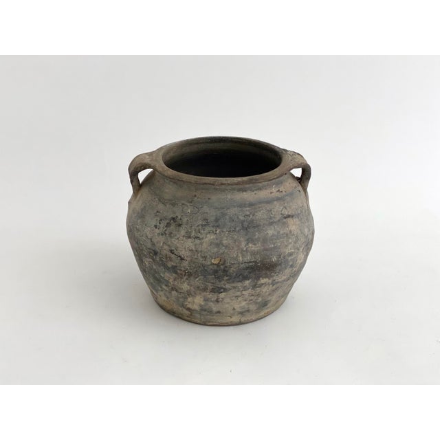 Rustic Matte Black Pottery Jug Chairish