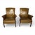 Olive Vintage Moss Green Froxfield Leather Chairs by Parker Knoll, 1960, Set of 2 For Sale - Image 8 of 17