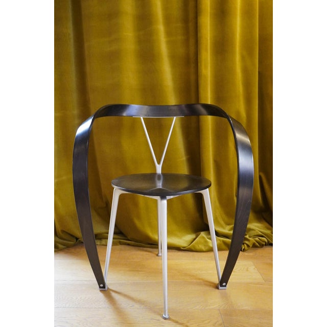 Postmodern Model 952 Reverse Chairs by Andrea Branzi for Cassina, 1990s, Set of 4 For Sale - Image 3 of 14