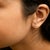 Haus of Brilliance 10K White Gold 1/10 Cttw Diamond 'Z' Initial Stud Earring For Sale - Image 4 of 5