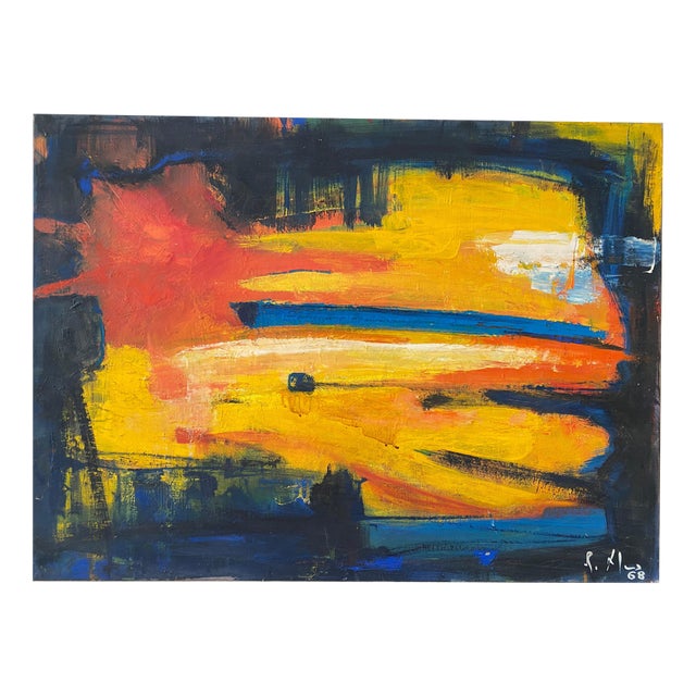 Robert Mus, Untitled 4, 1966, Oil on Canvas For Sale