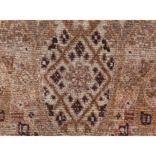 Beige Antique Persian Tabriz Handmade Wool Carpet For Sale - Image 8 of 13