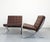 Barcelona Chair in Brown Leather by Ludwig Mies Van Der Rohe for Knoll International, in Flawless conditions. Designed...