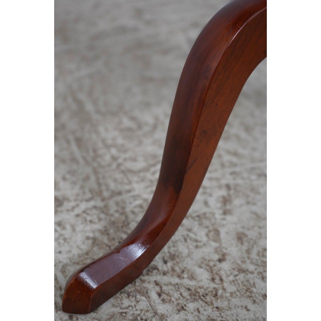 Henkel Harris Cherry Tilt Top Tea Table For Sale - Image 10 of 13