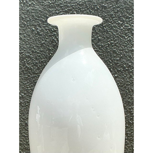 Glass Vintage Milk Glass Bottle For Sale - Image 7 of 12