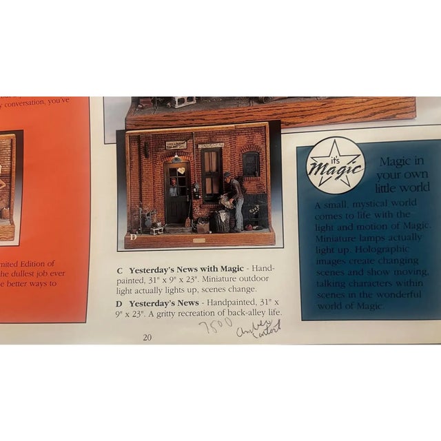 American 1975 Sculpture CityScapes "Yesterday;s News" by Michael Garman For Sale - Image 3 of 12