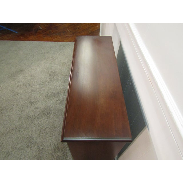 Harden Furniture Harden Solid Cherry Console Cabinet For Sale - Image 4 of 8