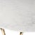 Our sinuous bent brass base topped with a white Carrara marble top. As intoxicating as its namesake, our Scalinatella...