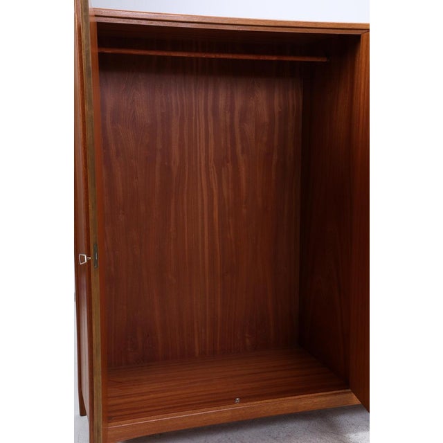 1960s Vintage Teak Wardrobe, 1960s For Sale - Image 5 of 17